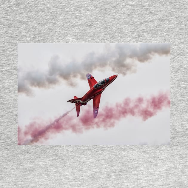 Red Arrows Smoke by aviationart